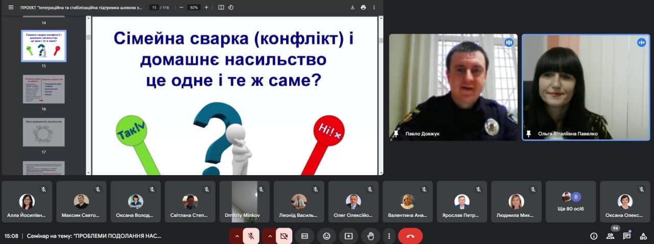 У ННІЕМ відбувся семінар «Проблеми подолання насильства у сім’ї»