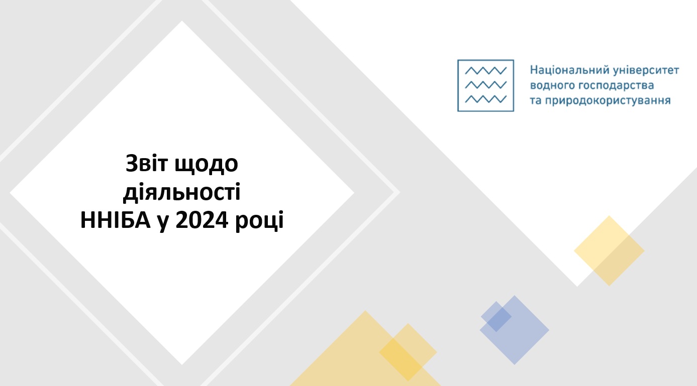 Звіт щодо діяльності ННІБА у 2024 році