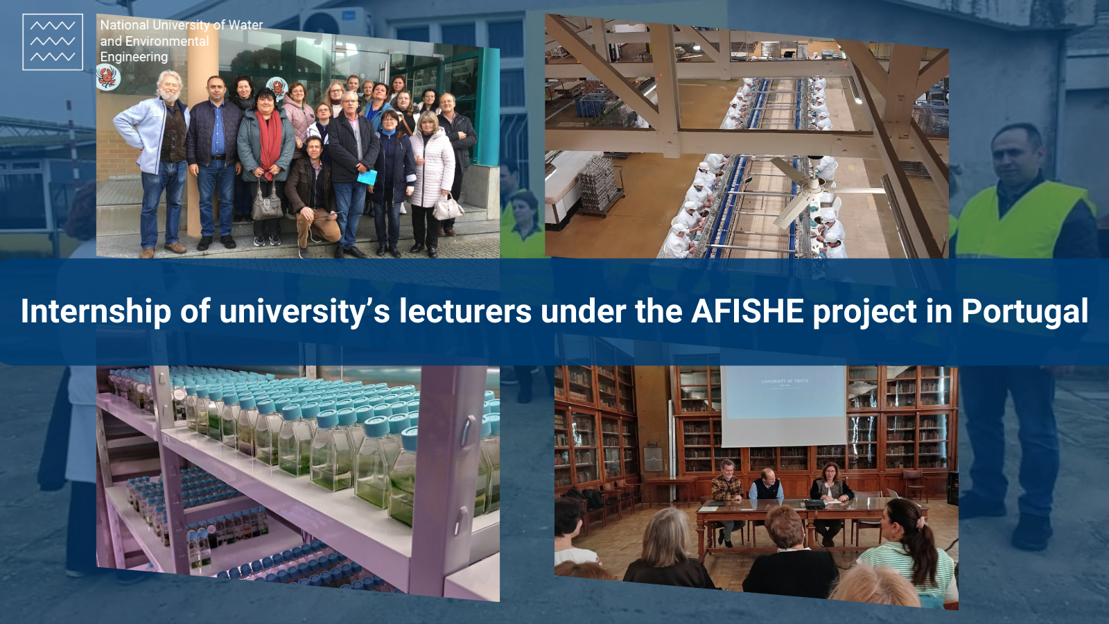 Internship of university’s lecturers under the AFISHE project in Portugal