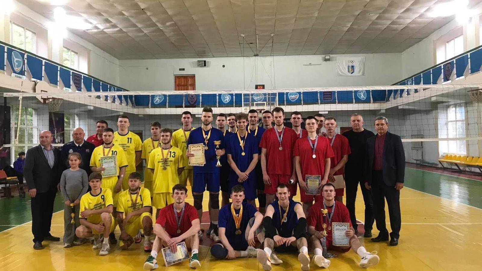 Переможці з першості волейболу в м.Рівне